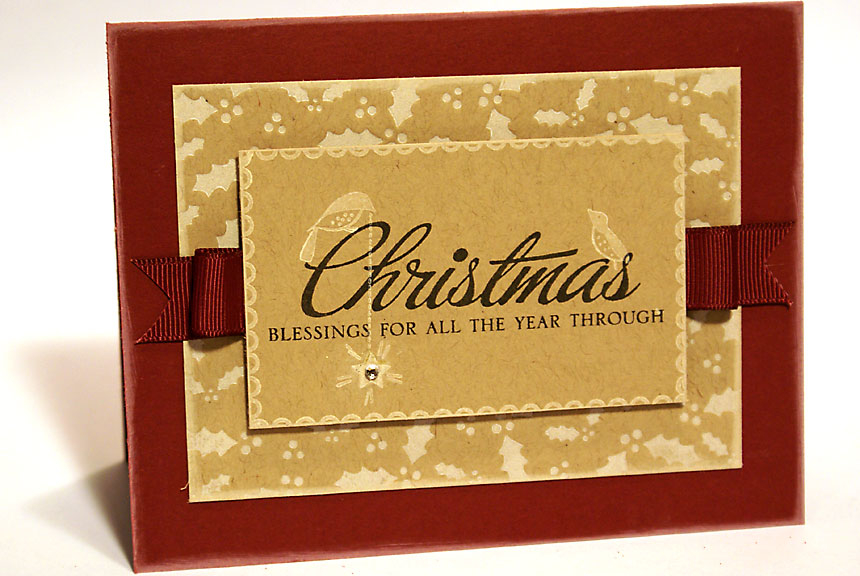 stamps: Big &amp; Bold Holiday Wishes, Merry Little Christmas<br />
<br />
ink: Vintage Cream,...