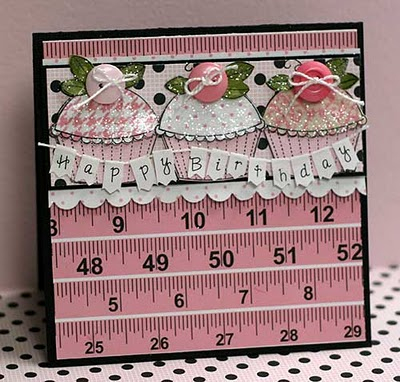Supplies used:<br />
Patterned Paper:  Theresa Collins Chic Bebe Girl<br />
Cardstock:...