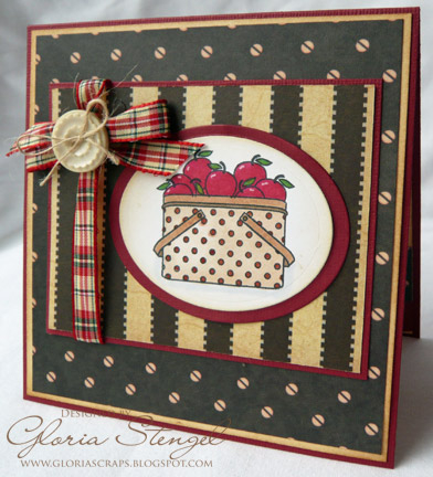 Vintage Picnic apples w/Graphic45