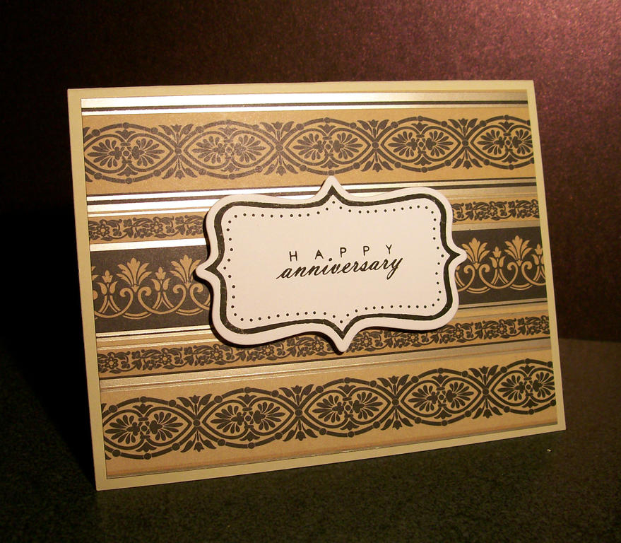 I kept it simple and let the patterned paper (Simple Elegance from The Paper Studio) do most of...