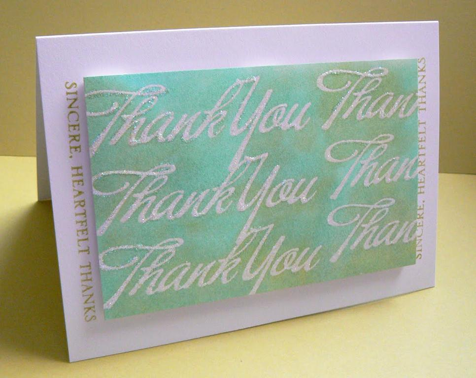Thank You card