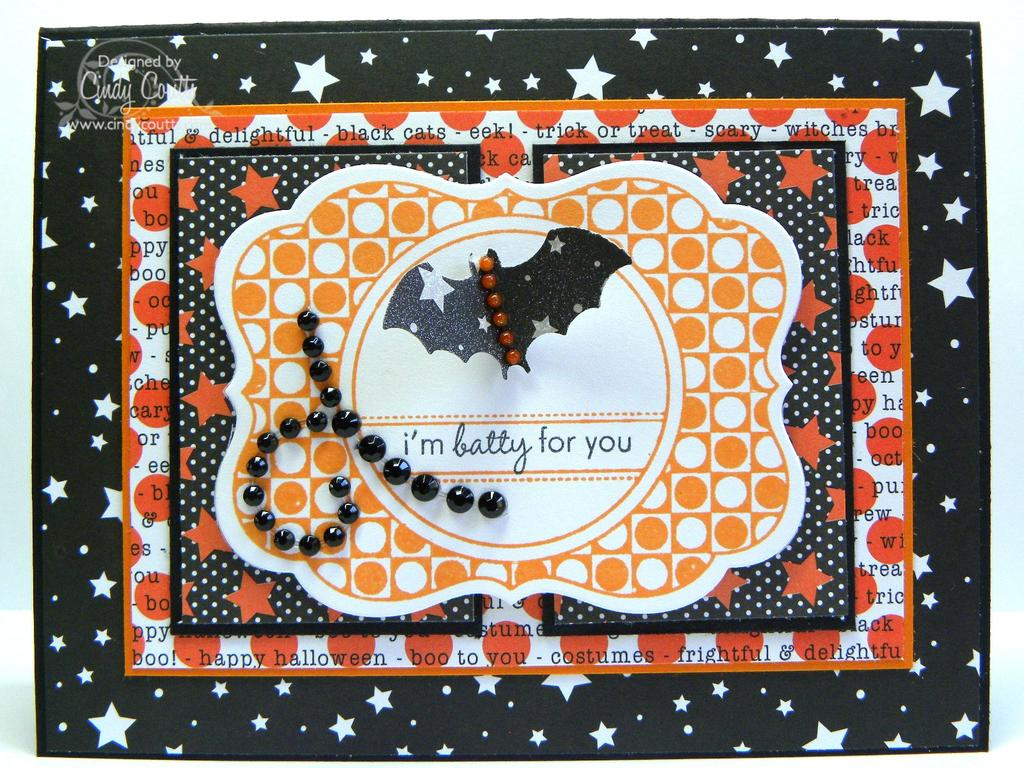 Stamps: Papertrey Ink Tiny Treats: Halloween<br />
Paper: Papertrey Ink Orange Zest, True...