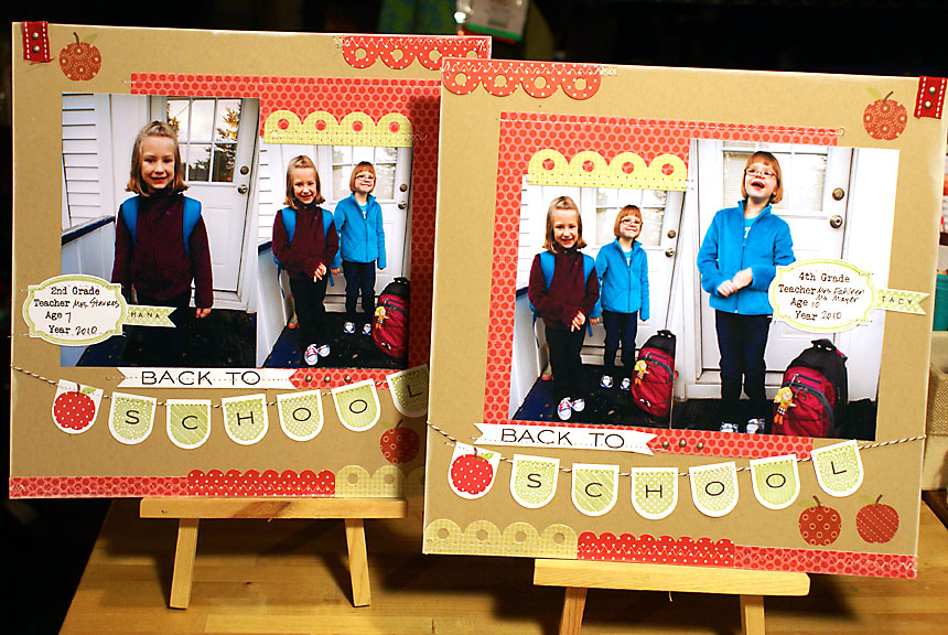 stamps: Banner Builder, Teacher's Apple, School Time Additions, Fresh Alphabet, Simple...