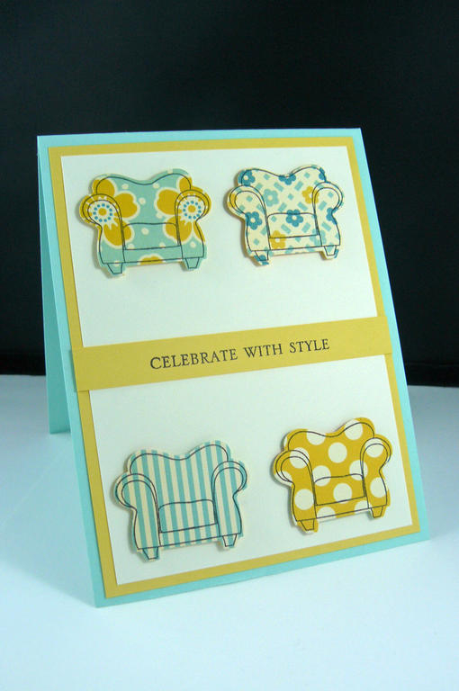 Paper: Aqua Mist, Harvest Gold, Vintage Cream and October Afternoon patterned papers