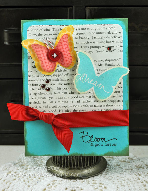 Paper: hawaiian shores, rustic cream, distressed dots, it's official, vintage book print<br...