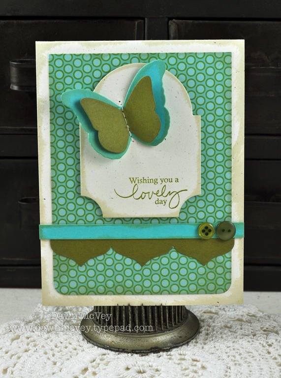 Paper: rustic cream, hawaiian shores, ripe avocado, green boutique<br />
Stamps: Signature...