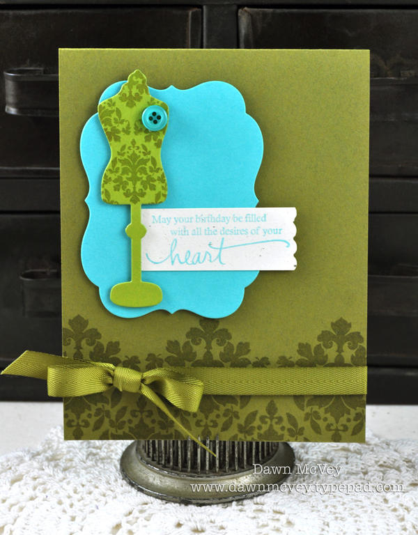 Paper: hawaiian shores, simply chartreuse, ripe avocado, rustic cream<br />
Stamps: Signature...