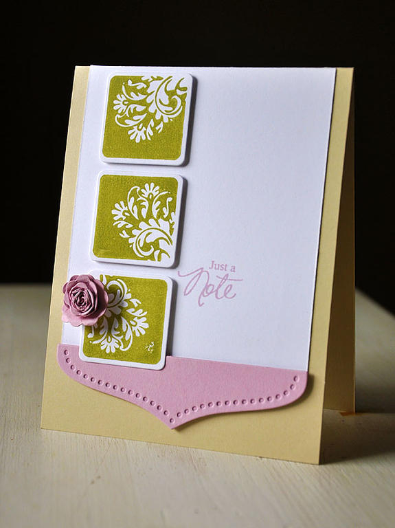 Stamps: Take Three: Winter &amp; Signature Series: Dress Form<br />
Ink: Simply Chartreuse...