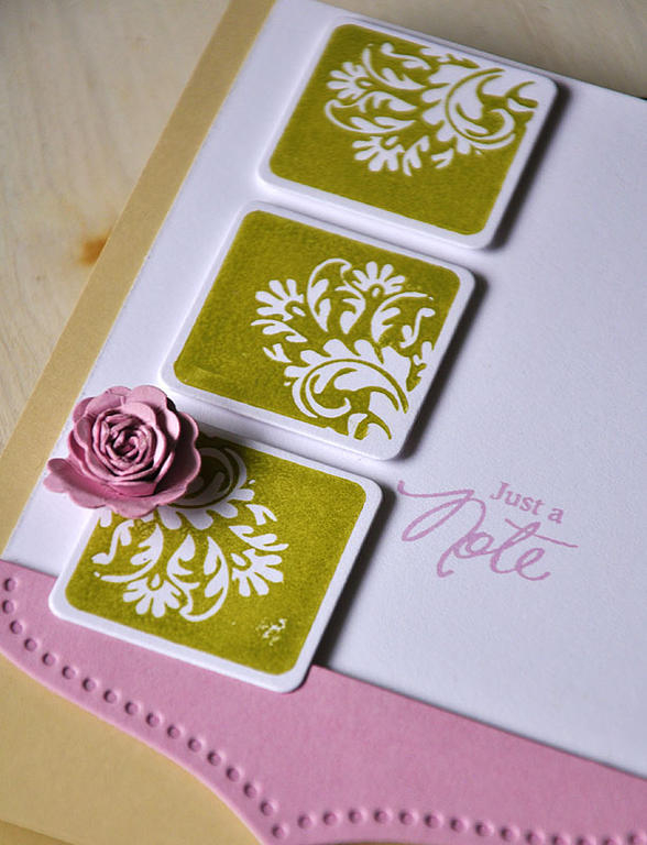 Stamps: Take Three: Winter &amp; Signature Series: Dress Form<br />
Ink: Simply Chartreuse...