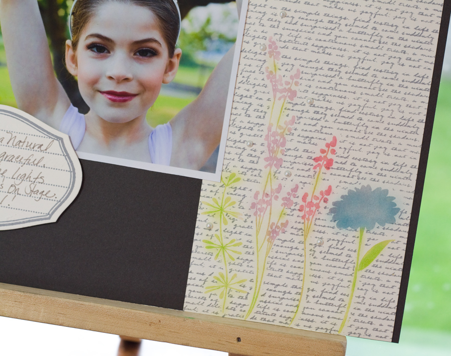 # Stamps- Larger Than Life, Trajen Alphabet, Mat Stack 1 collection,  Backround Basics: Text...