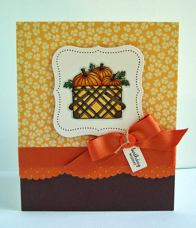 Card is 5 x 6<br />
<br />
Vintage Picnic, Vintage Labels, Mixed Messages