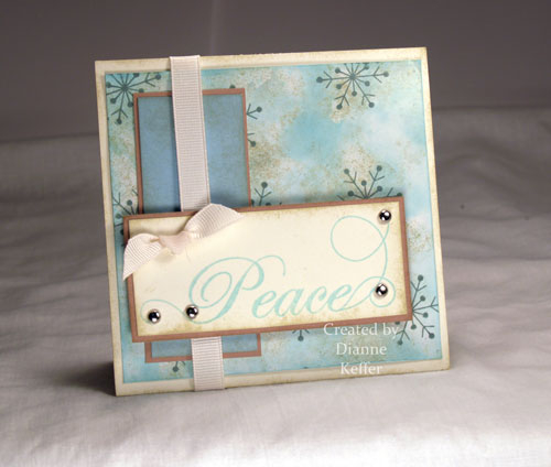 Snowflake Serenade.  What  a wonderful stamp set.  I made this card over a year ago.  I love...