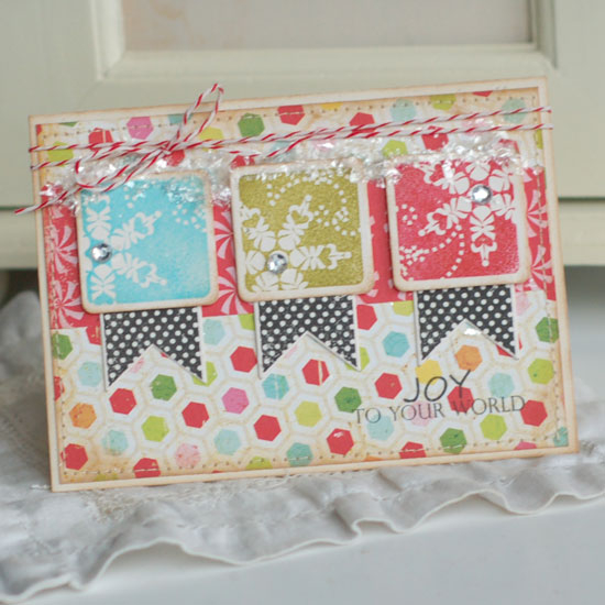 Stamps:  Take Three: Winter, Banner Builder<br />
Ink:  Hawaiian Shores, Ripe Avocado, Pure...