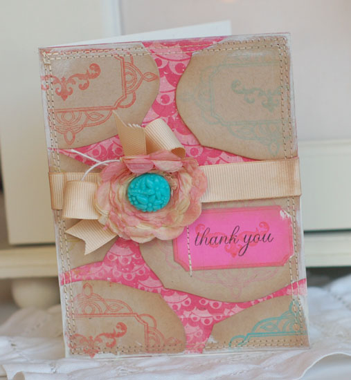 Stamps:  Mat Stack 1 Collection<br />
Ink:  Hibiscus, Aqua Mist, Hawaiian Shores, Terracotta...