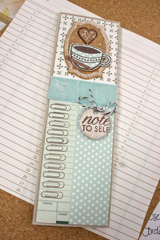 Stamps: Take Note, Warm Happiness Too<br />
Ink:Versamagic Brown, Vintage Cream<br />...
