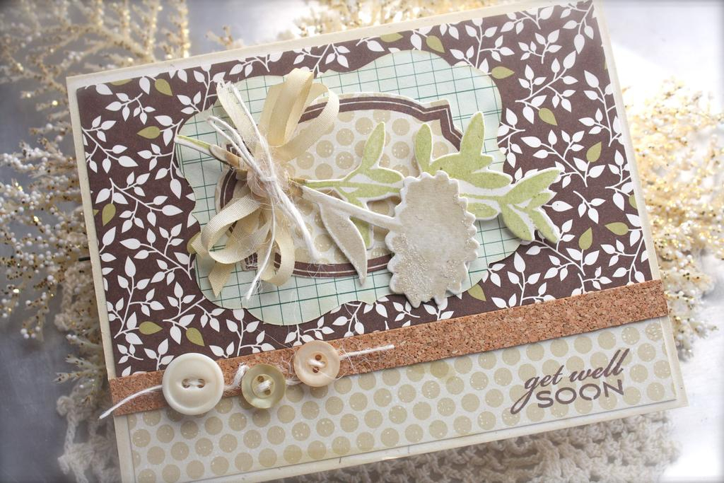 Stamps: Larger Than Life, Fillable Frames #10<br />
Ink: Versamagic Brown, Spring Moss, Vintage...