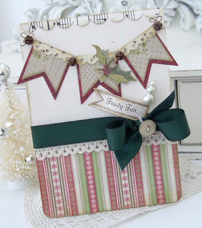 Papertrey Ink Supplies Used:<br />
Stamps:<br />
Banner Builder and On Ice<br />...