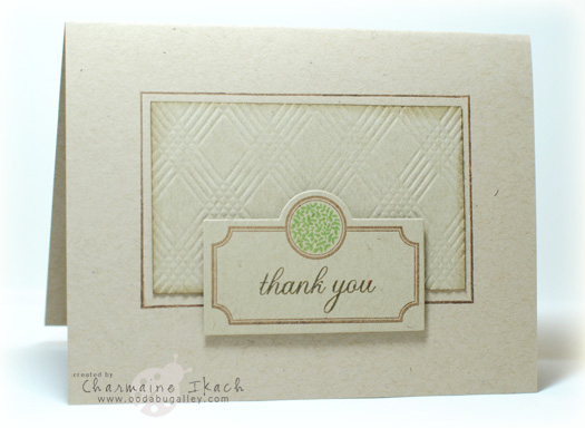 Stamps:  Framed, Places Please, Mat Stack 1 Collection<br />
Ink:  Burnt Umber, New Leaf (PTI),...