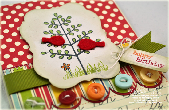 Stamps: Little Bitty Bird, Love Lives Here (grass stamp)<br />
Cardstock: Rustic White, Pure...