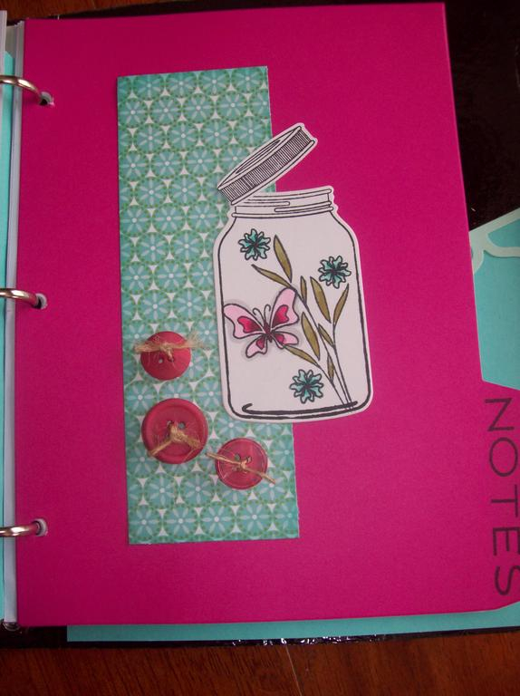 Altered planner - Flutterby Friend, Friendship Jar