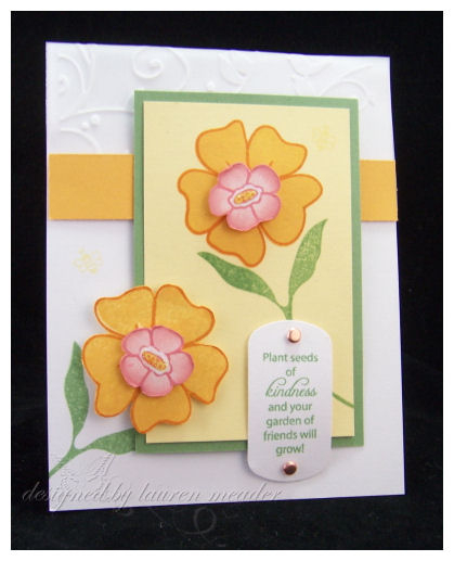 Seeds of Love<br />
<br />
Supplies<br />
<br />
Stamps- Flower Garden, Flower Garden...
