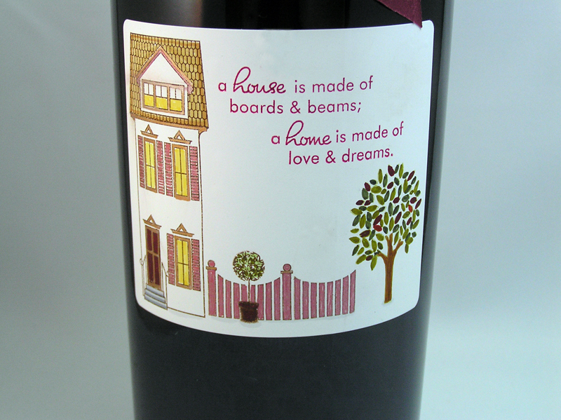 Boards &amp; Beams Housewarming Gift Label Close Up<br />
Boards &amp; Beams Housewarming...