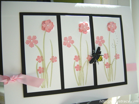 Simple little card using a layout from Lisa Johnson.