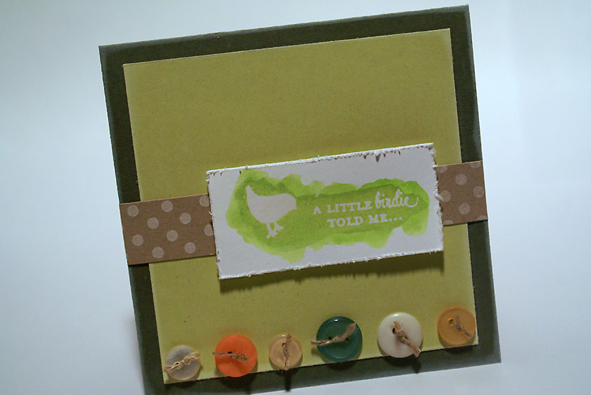 Supplies:<br />
<br />
Stamps: Birds of a Feather, Polka Dot Basics (Papertrey Ink)<br />
<br...