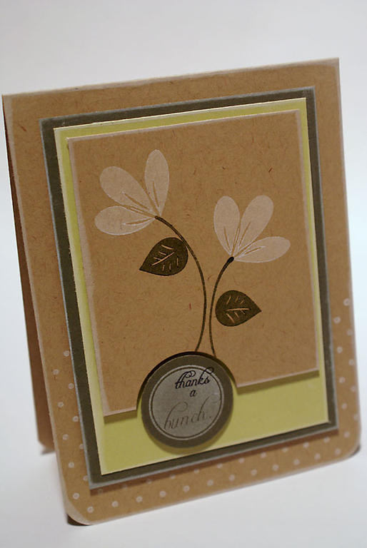 Supplies:<br />
<br />
Stamps: Flower Garden, Flower Garden Sentiments, Polka Dot Basics...