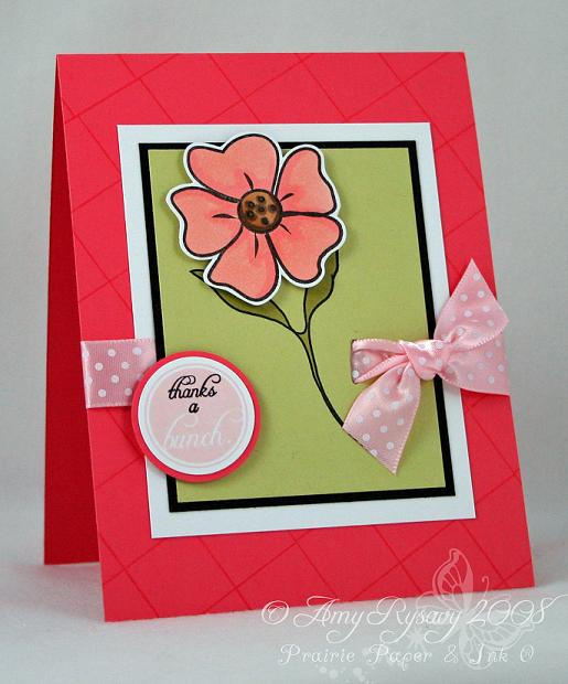 STAMPS: Flower Garden, Flower Garden Sentiments and Guide Lines by Papertrey Ink.<br />
<br />...