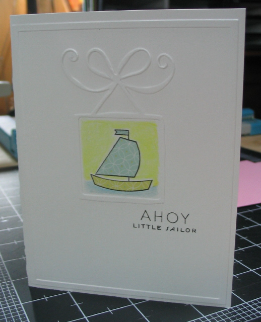 Played around today making baby cards~ it&#039;s so much fun!  <br />
Stamps: Bitty Baby...