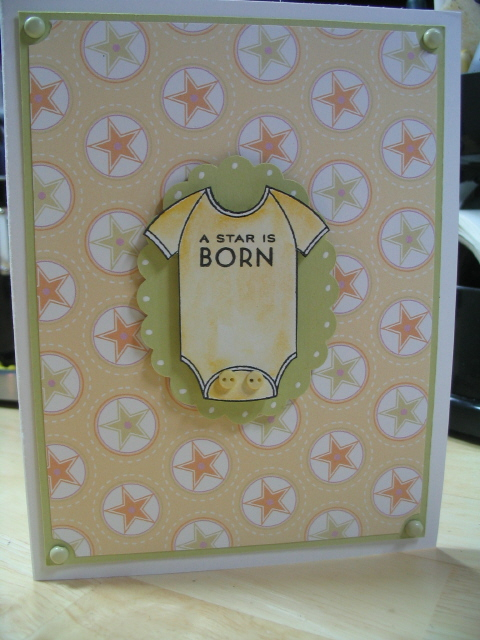 Think I can get 10 done in one day, lol?<br />
Stamps: Bitty Baby Blessings, Favor It Baby<br...