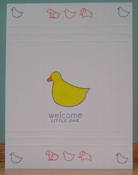 May Blog Hop Card<br />
Stamps: Bitty Baby Blessings