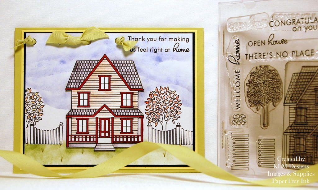 I love this set! I masked off the items I did not want  the ink to get on. I then stenciled the...