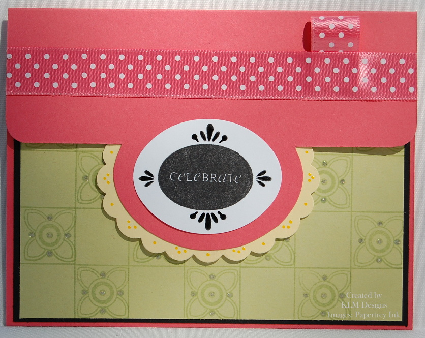 I figure I would try to create a card that was a  little different than the standard...