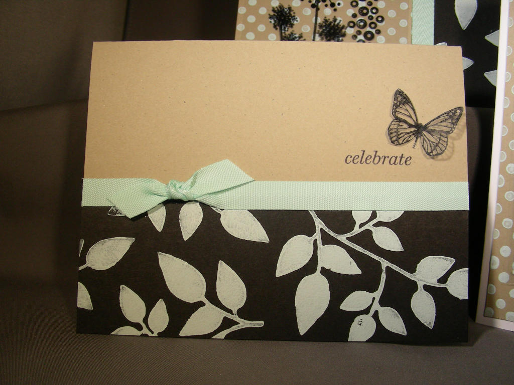 Here is one of a group of three cards I made for the June Blog Hop.  The challenge was to use...