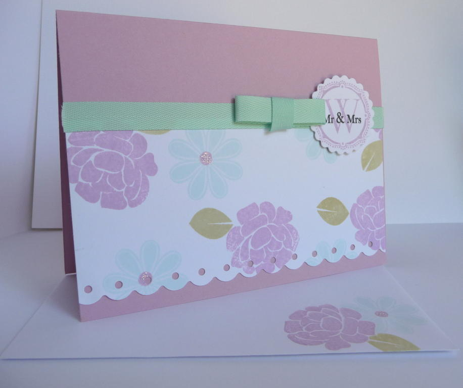 Note card and matching envelope
