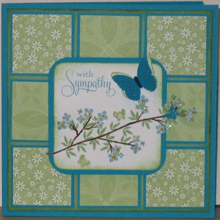 Out on a Limb Revised.  This was the first time I used this set and I love it.  5 X 5 card