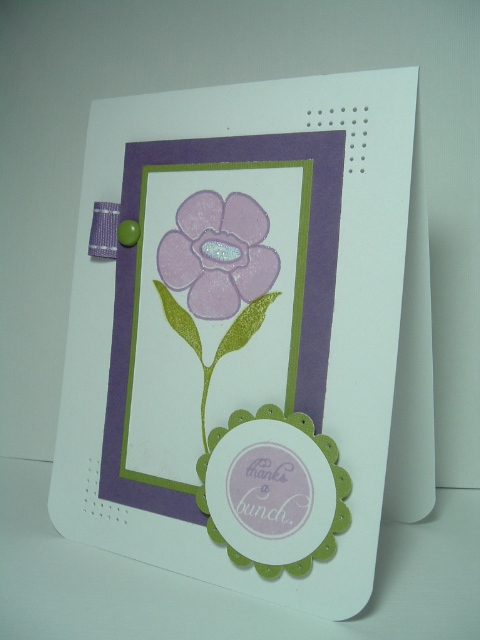 Plum Pudding Flower Garden CAS