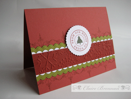 Little A2 sample - not made this size before - it&#039;s a dinky size. Snowflake serenade and...