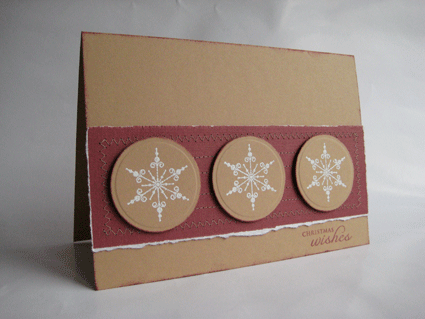 This is my version of a card originally made by Heather Nichols - I love her stuff (among many...