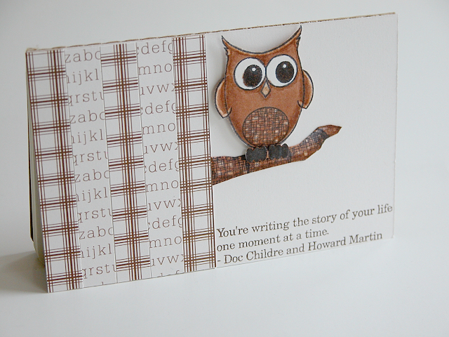 Wise Owl Journal<br />
Stamps: Wise Owl, Wise Owl Bellies<br />
Paper: PTI Vintage Cream, PTI,...