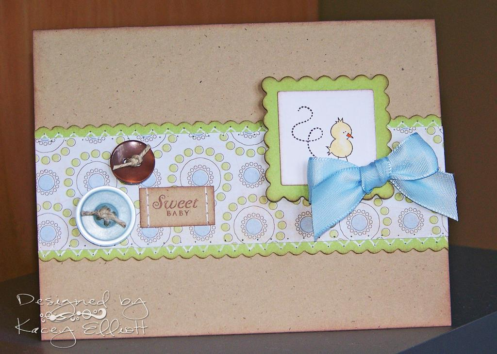 This was inspired by Lisa Nichols&#039; baby card back in May.  I love that card, so natural.  I...
