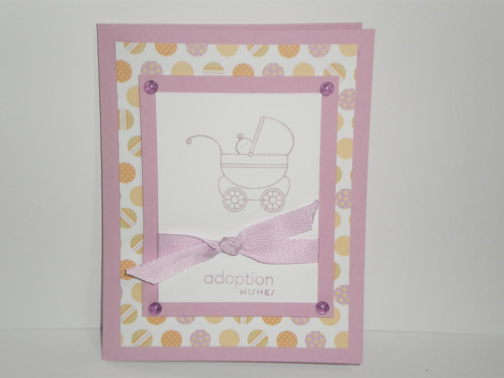 A pretty simple card.