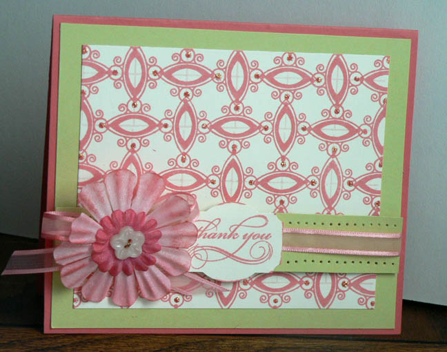Stampsets: Guidelines, SU Elegant Notes<br />
<br />
CS: PTI Spring Moss, Berry Sorbet, SU...
