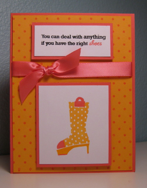 tried to make the rain boot a little fancy using prismacolor pencils to make a heel.