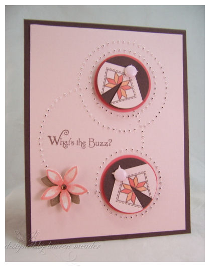 Qulited Bugz Buzzin<br />
<br />
Stamps: Honey Bee Sentiments, Quilters Sampler<br />
Inks:...