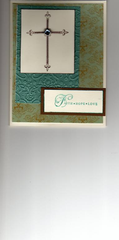 Anniversary card made with Everyday Blessings.