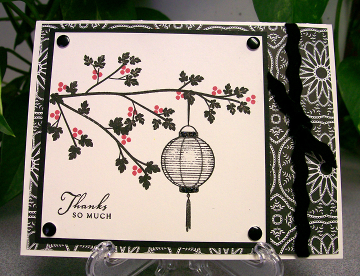 Submitted by:  Mary Kloeckener<br />
I used Vintage Cream cardstock, patterned paper from...