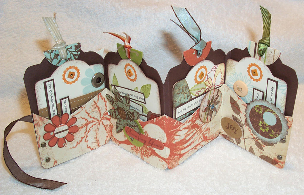 This is the album opened.